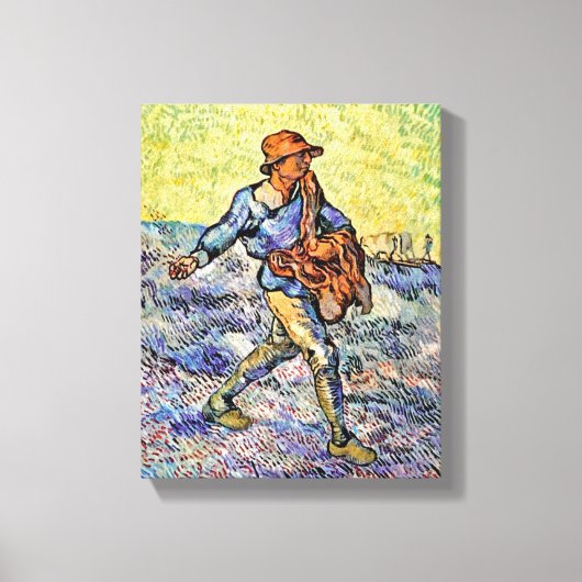 Vincent Van Gogh - The Sower - Fine Art Malerei Leinwanddruck (Vorderseite)