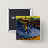 Vincent van Gogh - The Sower: Outskirts of Arles Button (Vorne & Hinten)