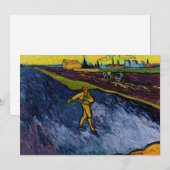 Vincent van Gogh - The Sower: Outskirts of Arles Einladung (Vorne/Hinten)