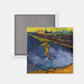 Vincent van Gogh - The Sower: Outskirts of Arles Magnet (Vorderseite/Rückseite)