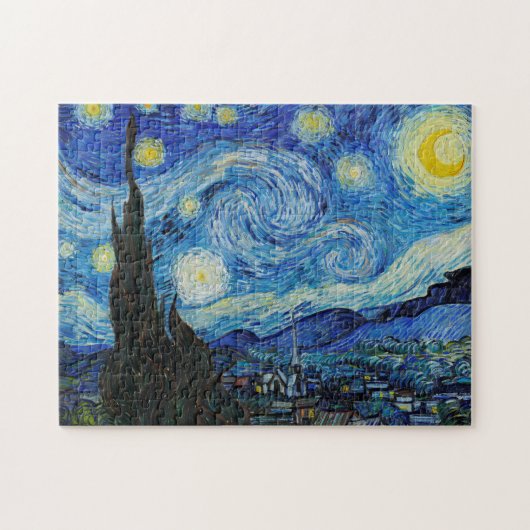 Vincent van Gogh The Starry Nigh Painting Puzzle (Horizontal)