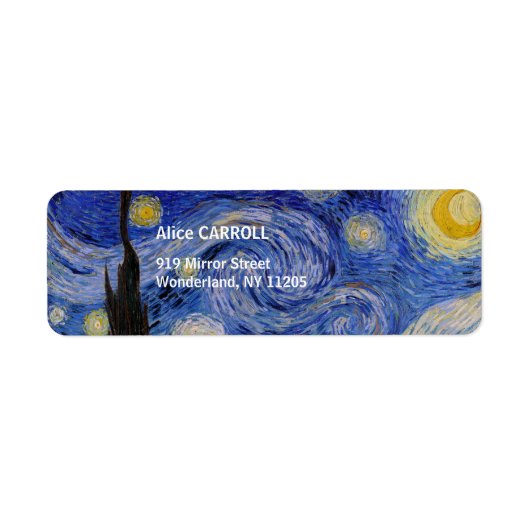 Vincent Van Gogh - The Starry night (Vorne)