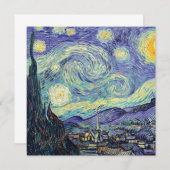 Vincent Van Gogh The Starry Night (Vorne/Hinten)