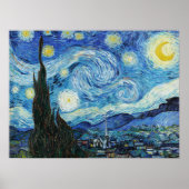 Vincent van Gogh The Starry Night Art Retro Poster (Vorne)