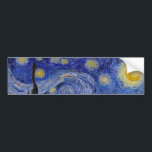 Vincent Van Gogh - The Starry night Autoaufkleber<br><div class="desc">The Starry Night / La nuit etoilee - Vincent Van Gogh im Jahr 1889</div>