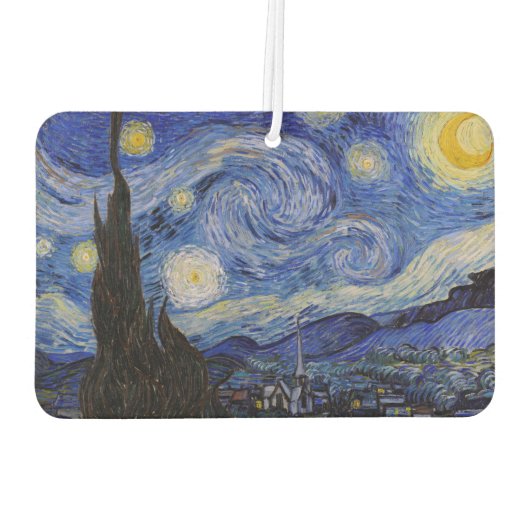Vincent Van Gogh - The Starry night Autolufterfrischer (Rückseite)
