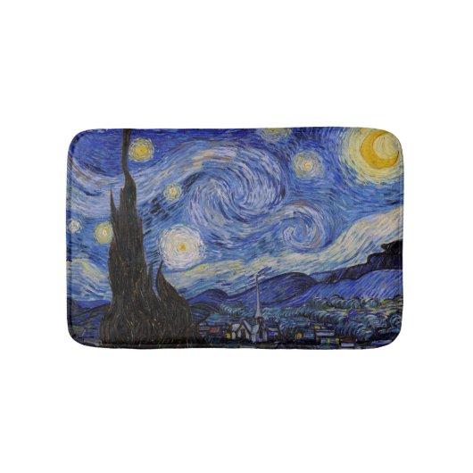 Vincent Van Gogh - The Starry night Badematte (Vorderseite)