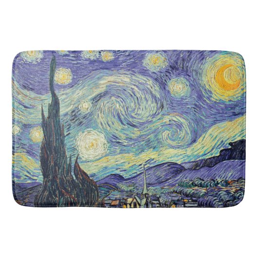 Vincent Van Gogh / The Starry Night Badematte (Vorderseite)