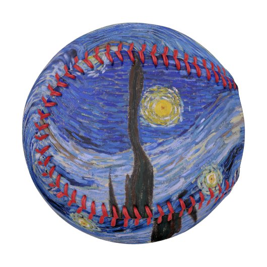 Vincent Van Gogh - The Starry night Baseball (Vorderseite Links)