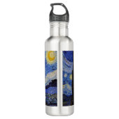 Vincent Van Gogh - The Starry night Edelstahlflasche (Rückseite)
