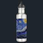 Vincent Van Gogh - The Starry night Edelstahlflasche<br><div class="desc">The Starry Night / La nuit etoilee - Vincent Van Gogh im Jahr 1889</div>