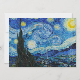 Vincent Van Gogh The Starry Night Einladung