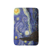 Vincent Van Gogh - The Starry Night Fine Art Badematte (Vorderseite Vertikal)