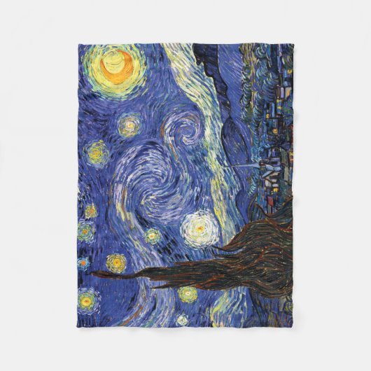 Vincent Van Gogh - The Starry Night Fine Art Fleecedecke (Vorderseite)