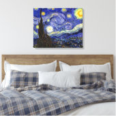 Vincent Van Gogh - The Starry Night Fine Art Leinwanddruck (Insitu (Schlafzimmer))