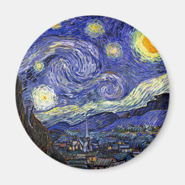 Vincent Van Gogh - The Starry Night Fine Art Magnet