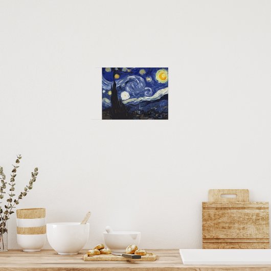 Vincent Van Gogh The Starry Night Fine Art Poster (Küche)