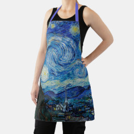 Vincent Van Gogh The Starry Night Fine Art Schürze