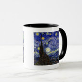 Vincent Van Gogh - The Starry Night Fine Art Tasse (VorderseiteRechts)