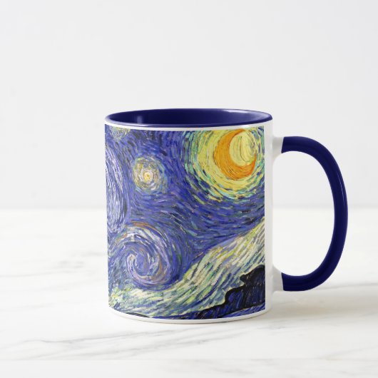Vincent Van Gogh - The Starry Night Fine Art Tasse (Rechts)