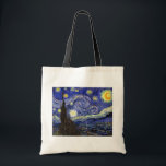 Vincent Van Gogh - The Starry Night Fine Art Tragetasche<br><div class="desc">Vincent Van Gogh's The Starry Night. Das Öl auf Leinwand aus dem Jahr 1889, die Starry Night wurde gemalt, während Van Gogh im Asyl in Saint-Remy, Frankreich, und gilt als eines seiner besten Meisterwerke. Obwohl es sich um eine Nachtszene handelt, wurde es tagsüber bemalt und repräsentiert den Ausblick aus dem...</div>