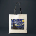 Vincent Van Gogh - The Starry Night Fine Art Tragetasche<br><div class="desc">Vincent Van Gogh's The Starry Night. Das Öl auf Leinwand aus dem Jahr 1889, die Starry Night wurde gemalt, während Van Gogh im Asyl in Saint-Remy, Frankreich, und gilt als eines seiner besten Meisterwerke. Obwohl es sich um eine Nachtszene handelt, wurde es tagsüber bemalt und repräsentiert den Ausblick aus dem...</div>