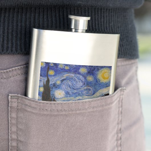 Vincent Van Gogh - The Starry night Flachmann (Beispiel)