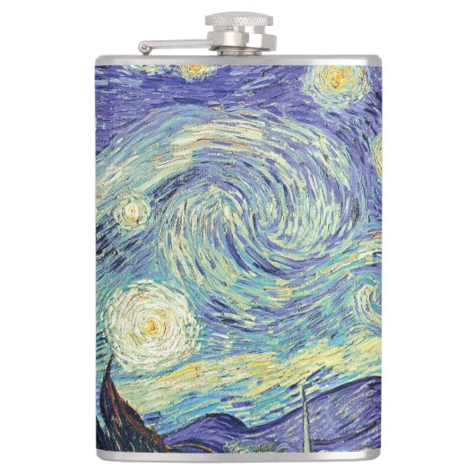 Vincent Van Gogh / The Starry Night Flachmann (Vorderseite)