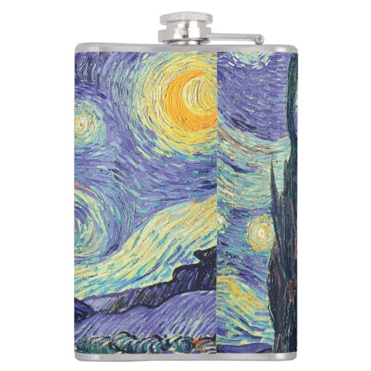 Vincent Van Gogh / The Starry Night Flachmann (Rückseite)