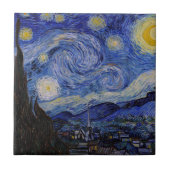 Vincent Van Gogh - The Starry night Fliese (Vorderseite)