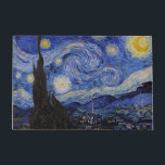 Vincent Van Gogh - The Starry night Fußmatte<br><div class="desc">The Starry Night / La nuit etoilee - Vincent Van Gogh im Jahr 1889</div>