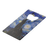 Vincent Van Gogh - The Starry night Geldbeutel Flaschenöffner (Vorderseite Schrägansicht)