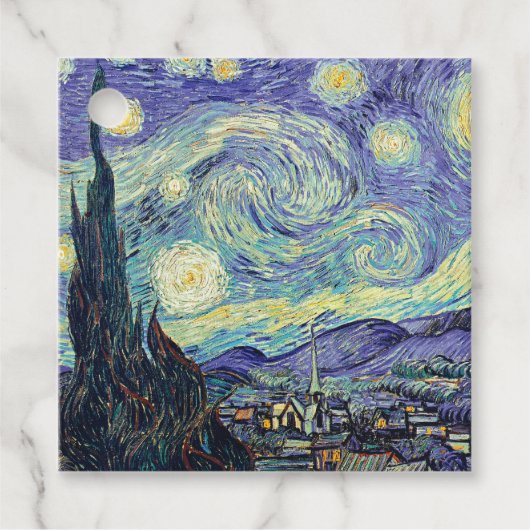 Vincent Van Gogh The Starry Night Geschenkanhänger (Vorderseite)