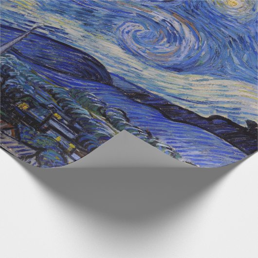 Vincent Van Gogh - The Starry night Geschenkpapier (Ecke)