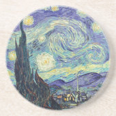 Vincent Van Gogh / The Starry Night Getränkeuntersetzer (Vorne)
