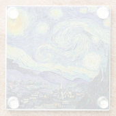 Vincent Van Gogh / The Starry Night Glasuntersetzer (Rückseite)