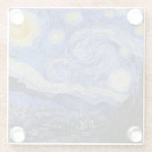 Vincent Van Gogh - The Starry night Glasuntersetzer (Rückseite)