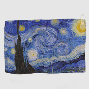 Vincent Van Gogh - The Starry night Golfhandtuch