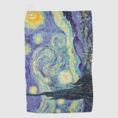 Vincent Van Gogh / The Starry Night Golfhandtuch (Vorderseite)