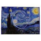 Vincent Van Gogh - The Starry night Große Geschenktüte (Rückseite)