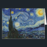 Vincent van Gogh | The Starry Night, Juni 1889<br><div class="desc">VAN GOGH->Post-Impressionist, stars, star, nocturne, landschaft, kirchlicher spire, mond, mondlicht, sky, kosmisch, St, Remy, Provence, französisch, Saint-Remy, Post-Impressionismus, iconic\\The Starry Night,  Juni 1889 (Öl auf Leinwand),  Gogh,  Vincent van 1853-90) / Museum of Modern Art,  New York,  USA / The Bridgeman Art Library | Image Collection number: XOS702746</div>