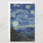 Vincent van Gogh| The Starry Night, Juni 1889 Briefpapier (Vorne/Hinten)