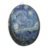 Vincent van Gogh| The Starry Night, Juni 1889 Dartscheibe (Vorderseite rechts)