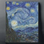 Vincent van Gogh | The Starry Night, Juni 1889 Fotoplatte<br><div class="desc">VAN GOGH->Post-Impressionist, stars, star, nocturne, landschaft, kirchlicher spire, mond, mondlicht, sky, kosmisch, St, Remy, Provence, französisch, Saint-Remy, Post-Impressionismus, iconic\\The Starry Night,  Juni 1889 (Öl auf Leinwand),  Gogh,  Vincent van 1853-90) / Museum of Modern Art,  New York,  USA / The Bridgeman Art Library | Image Collection number: XOS702746</div>