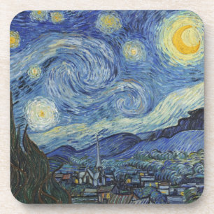 Vincent van Gogh  The Starry Night, Juni 1889 Getränkeuntersetzer