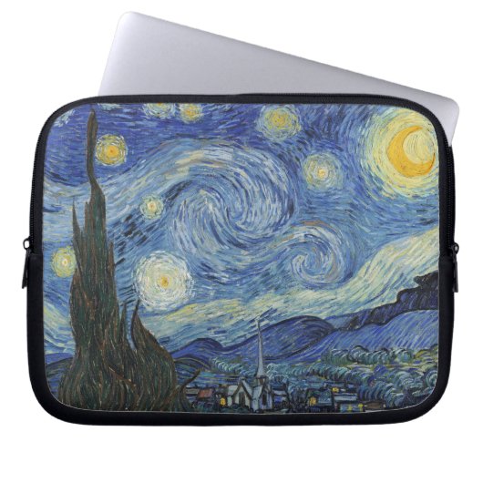 Vincent van Gogh | The Starry Night, Juni 1889 Laptopschutzhülle (Vorderseite)