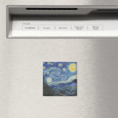 Vincent van Gogh | The Starry Night, Juni 1889 Magnet (In Situ (Geschirrspüler))