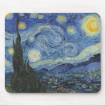 Vincent van Gogh | The Starry Night, Juni 1889 Mousepad<br><div class="desc">The Starry Night,  June 1889 (Oil on Leinwand),  Gogh,  Vincent van (1853-1990) / Museum of Modern Art,  New York,  USA / The Bridgeman Art Library | Bildauflistungsnummer: XOS702746</div>