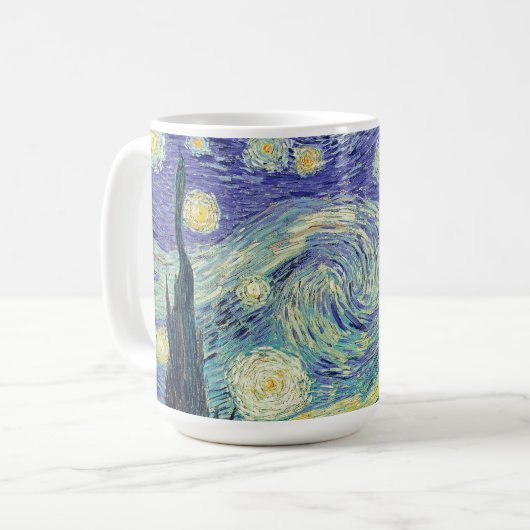 Vincent Van Gogh / The Starry Night Kaffeetasse (Vorderseite Links)