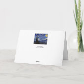 Vincent Van Gogh - The Starry night Karte (Rückseite)